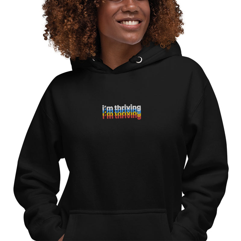 I'M THRIVING HOODIE(EMBROIDERED)