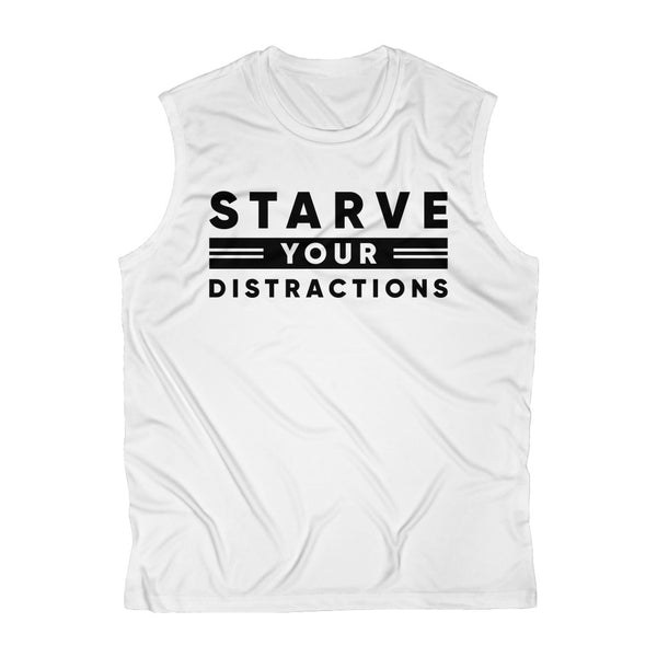 "STARVE YOUR DISTRACTIONS" Performance Tee