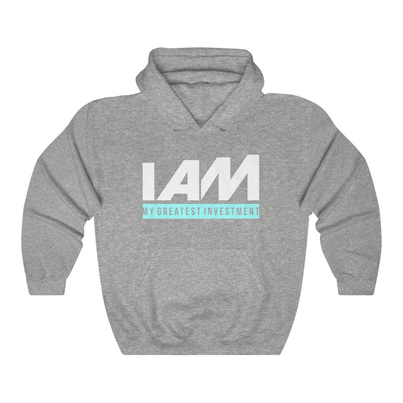 "I AM MY GREATEST INVESTMENT" Unisex Heavy Blend™ Hooded Sweatshirt